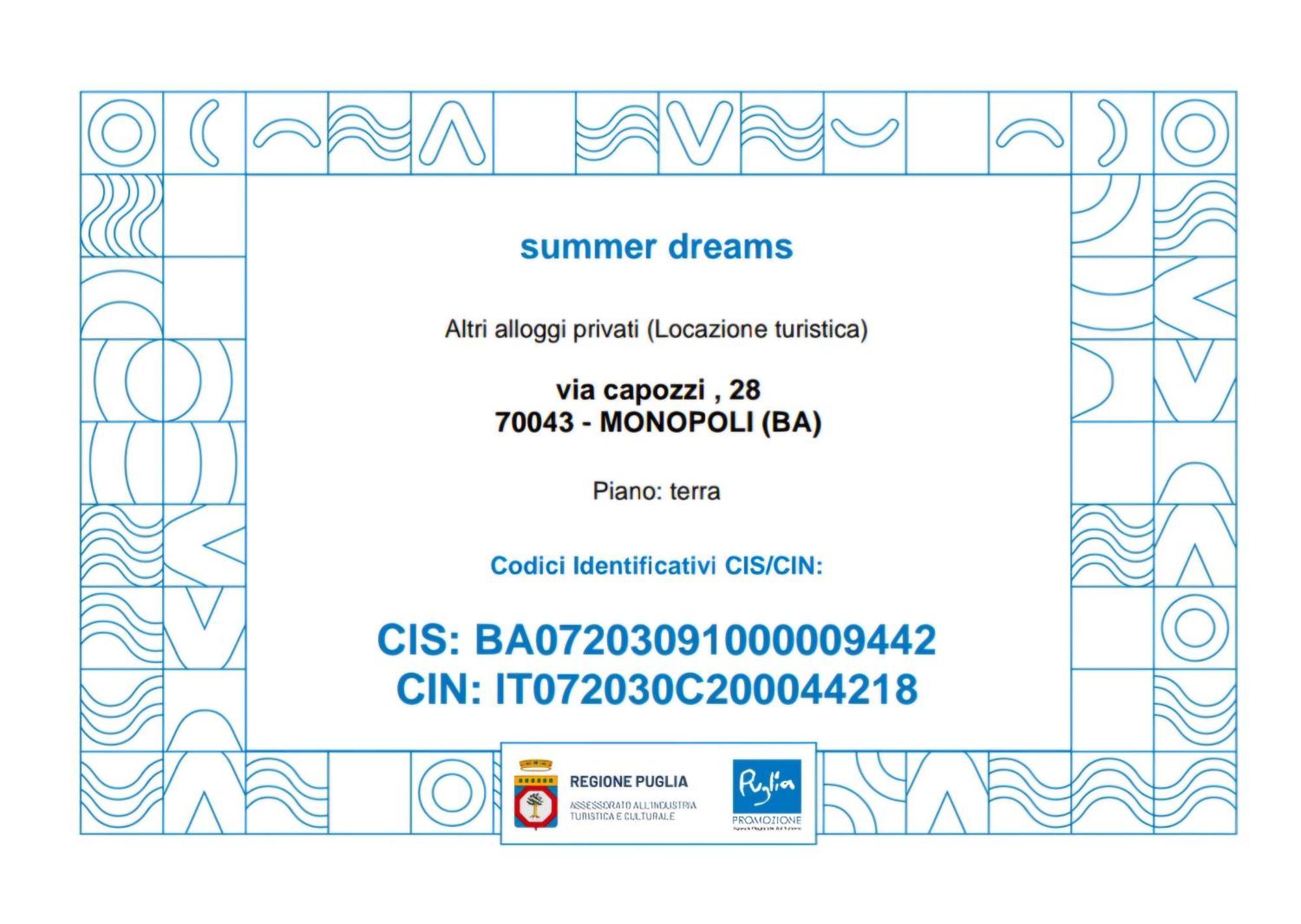 Summer Dreams Monopoli